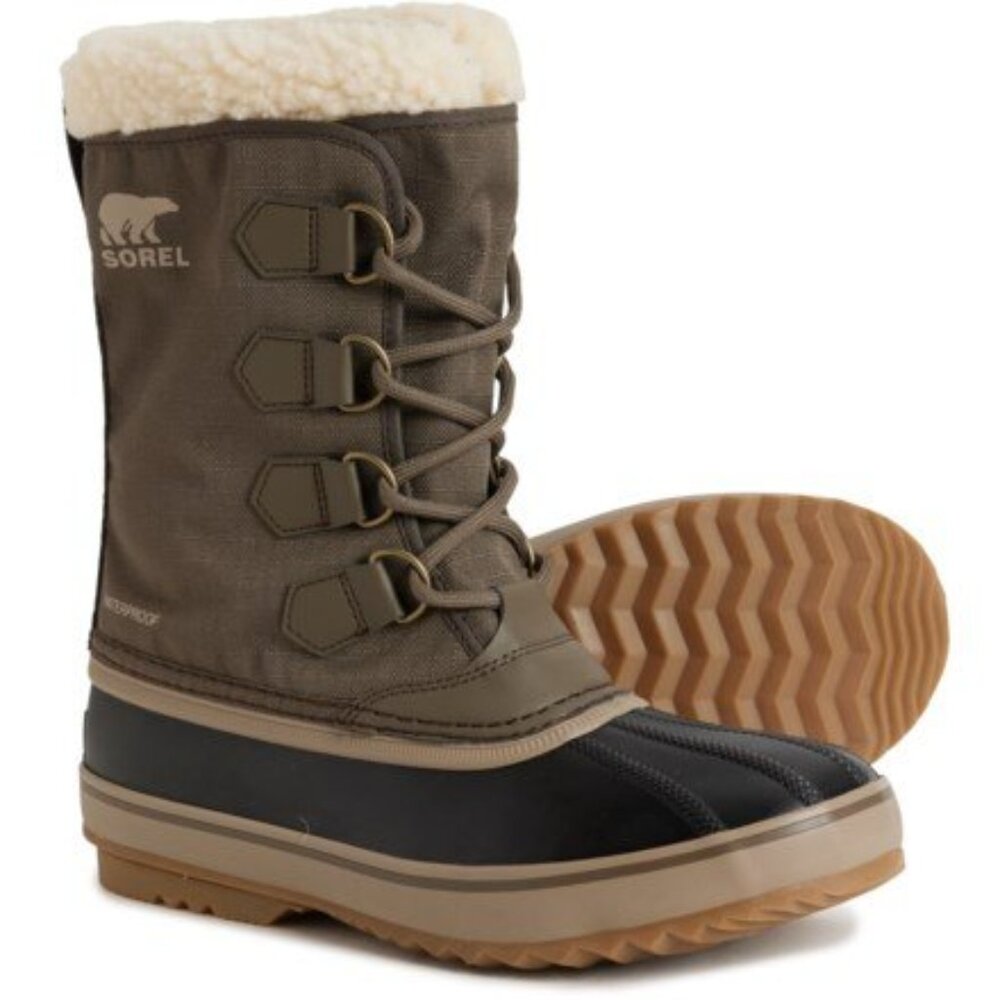 SOREL 1964 Pac Nylon Winter Boots – Men’s 10.5 – Major/Black – Like New
